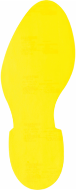 Yellow Adhesive Vinyl Aisle Marking Tape, 12 Inch x 3.5 Inch, Durable & Chemical Resistant
