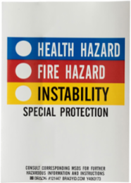 NFPA Blank Label, Pack of 50