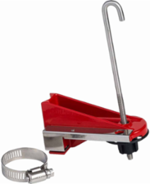 Perma-mount Ball Valve Lockout, Metal, 0.5 to 2 Inch Valve Size Range