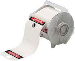 GlobalMark Series OSHA DANGER Non-Adhesive Tag Stock, 3.25" H x 5.75" W, Roll of 100 Tags, Black/Red on White