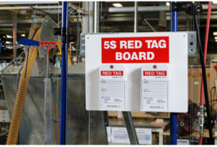 Information Center, 5S Red Tag Board