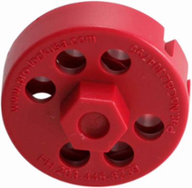 Pro-Lock Extra Secure Lockout without Cable, Red