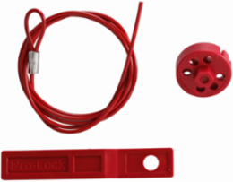 Pro-Lock Extra Secure System with 59" Cable and Pro-Lock Operating Tool, Red