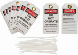 Lockout Tags: DANGER: DO NOT OPERATE THIS Lock/Tag MAY Only BE REMOVED BY …
