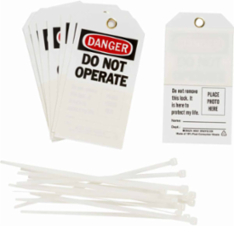 Lockout Tagout Tags - Economy Polyester