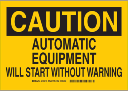 CAUTION Sign, 10 Inch H x 14 Inch W x 0.035 Inch D, Non-Reflective Aluminum