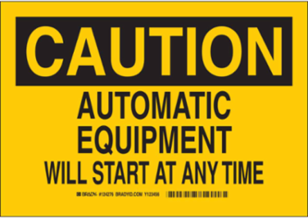 CAUTION Sign, 7 Inch H x 10 Inch W, Rigid Polystyrene, Outdoor Use, Abrasion-Resistant