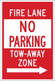 Reserved For School Maintenance Vehicles Sign, 18" H x 12" W x 0.035" D, Aluminum, Arrow Direction Right