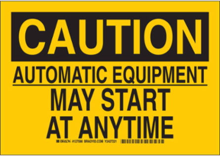Caution Sign, 10 Inch H x 14 Inch W, Non-Reflective Aluminum, Weather-Resistant