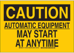 Caution Sign, 10 Inch H x 14 Inch W, Non-Reflective Aluminum, Weather-Resistant