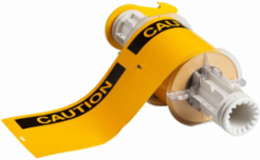 BBP85 Series OSHA CAUTION Vinyl Labels 4 Inch x 6 Inch, Black on Yellow, 95 Labels