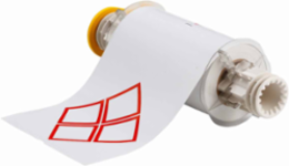BBP85 Vinyl Labels, Red GHS/CLP Diamonds, 6.1 Inch x 8.3 Inch, Roll of 70 Labels
