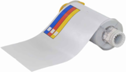 BBP85 Series Indoor/Outdoor Vinyl Labels 7 Inch H x 10 Inch W, Roll of 60 Labels