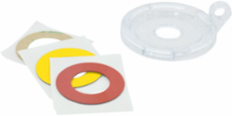 Push Button and E-Stop Lockout Device Attachment - Safety Cover Bases, Small, 5/Pack