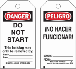 DANGER Do Not Start, PELIGRO No Hacer Funcionar!