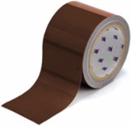 ToughStripe® Floor Marking Tape Roll - Polyester, Solid Color, Brown, 3" x 100'