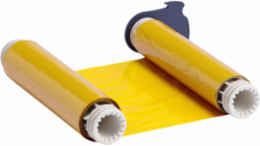 BBP85 Series R10000 Printer Ribbon 8.8 Inch W x 200 ft L, Yellow, Resin