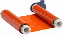 BBP85 R10000 Printer Ribbon, 8.8 Inch W x 200 ft L, Orange, Resin, Scratch-Resistant