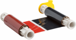 BBP85 R10000 6.25 Inch Black/Red Printer Ribbon, 200 ft Roll, 2-Color Panel