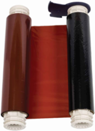 BBP85 R10000 Printer Ribbon 8.8 Inch W x 200 ft L Black/Red, Scratch-Resistant