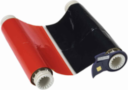 BBP85 R10000 Printer Ribbon, 6.25 Inch W x 200 ft L, Black/Red, 2-Color