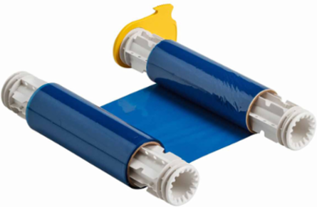 BBP85 R10000 Printer Ribbon Roll, 6.25 Inch W x 200 ft L, Blue, Resin