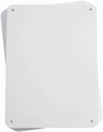 Blank Aluminum Sign, 7.25 Inch H x 10.25 Inch W, Pack of 10, Outdoor Use