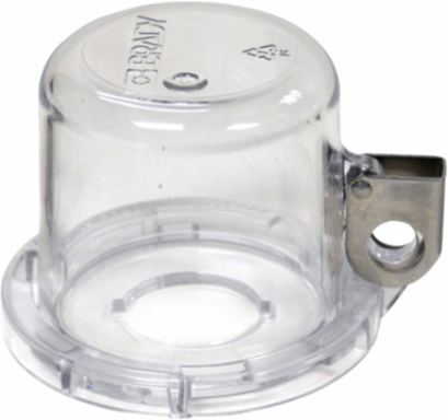Clear Push Button Lockout, Medium Base + Medium Cover, Button 22 mm