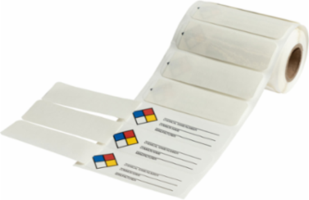 NFPA label, 1" H x 3.25" W, Roll of 100 Labels