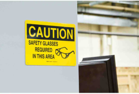 BBP®85 Series Adhesive Vinyl Labels - Yellow, 10 Inch x 14 Inch, Permanent Acrylic Adhesive