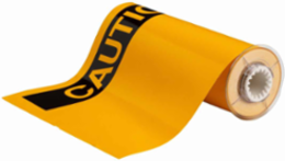 OSHA CAUTION Vinyl Labels, 10 Inch H x 14 Inch W, Black on Yellow, Permanent Acrylic Adhesive