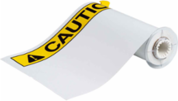 BBP85 Series ANSI CAUTION Vinyl Labels 10 Inch x 14 Inch Black/Yellow on White