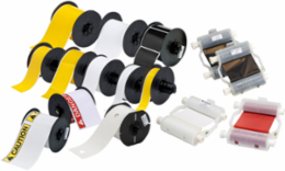 B30 Series General ID Supply Kit with R10000 Ribbon, Includes Various Vinyl Labels