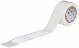 ToughStripe® Floor Marking Tape Dashes - Polyester, Solid Color, White, 2" x 8"