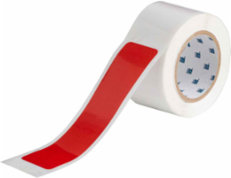 ToughStripe® Floor Marking Tape Dashes - Polyester, Solid Color, Red, 2" x 8"