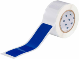 ToughStripe® Floor Marking Tape Dashes - Polyester, Solid Color, Black, 2" x 8"