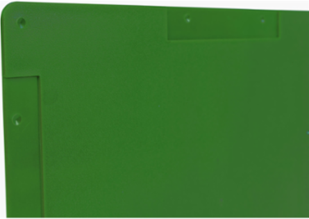BradyGlo Exit Sign, Green, 9.5 Inch H x 17.25 Inch W x 0.25 Inch D, Wall Mounted