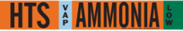 HTS VAP AMMONIA LOW Pipe Marker, 2.25" H x 14" W, Fits Pipes 2.5" Dia. Thru 7.875" Dia.