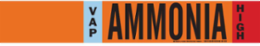 VAP AMMONIA HIGH Pipe Marker, 2.25" H x 14" W, Fits Pipes 2.5" Dia. Thru 7.875" Dia.