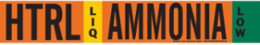 HTRL LIQ AMMONIA LOW Pipe Marker, 2.25" H x 14" W, Fits Pipes 2.5" Dia. Thru 7.875" Dia.