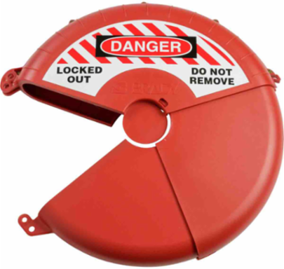 Collapsible Gate Valve Lockout Device, 13-18" Diameters