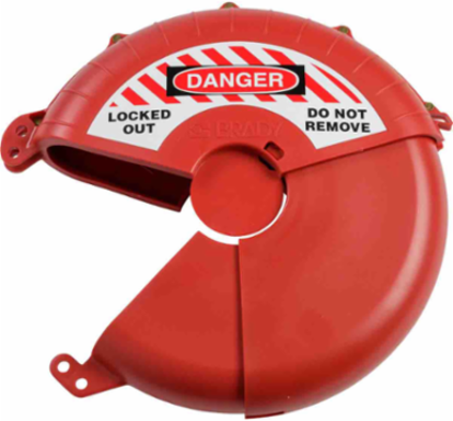 Collapsible Gate Valve Lockout Device, 7-13" Diameters