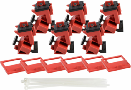 TAGLOCK™ Circuit Breaker Lockout Devices - 480/600V Clamp-On, 6/Pack