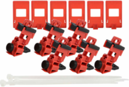 TAGLOCK™ Circuit Breaker Lockout Devices - 120/277V Clamp-On, 6/Pack
