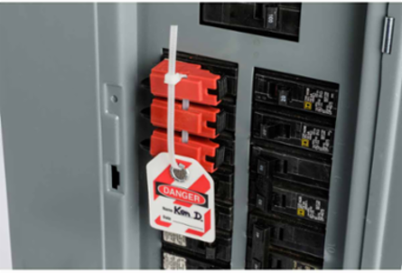 TAGLOCK™ Circuit Breaker Lockout Devices - for 120V Breakers, 50/Pack