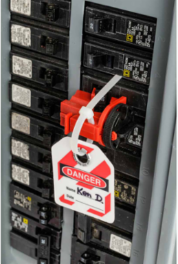 TAGLOCK Circuit Breaker Lockout Device - Multi-Pole, 2.10 Inch Depth, Fiberglass Reinforced Nylon