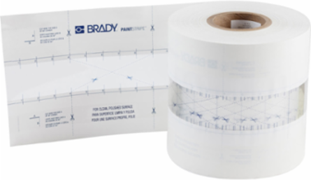 PaintStripe™: Stencil, 2" x 500', Polypropylene, Continuous Line