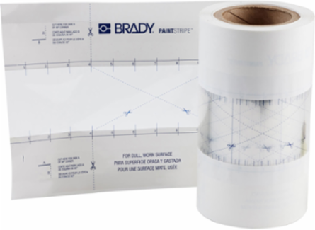 PaintStripe™: Stencil, 3 " x 100', Polyester, Continuous Line