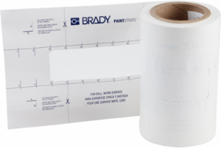 PaintStripe™: Stencil, 2" x 100', Polyester, Dashed Line