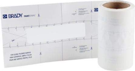 PaintStripe™: Stencil, 2" x 100', Polypropylene, Dashed Line